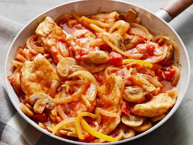 Rezept für ein schnelles Abendessen: Hähnchen Marengo mit Gemüse