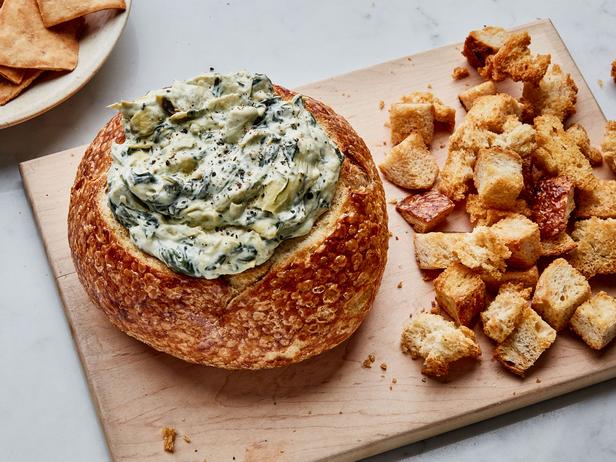 Rezept für Artischocken-Spinat-Dip