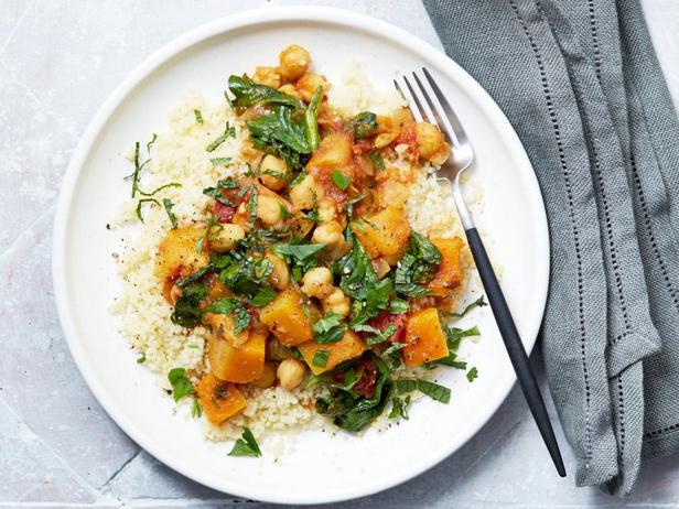 Zubereitung - Couscous mit Kürbissoße und Kichererbsen