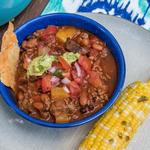 Schwarze-Bohnen-Chili mit Filet Mignon-Steak