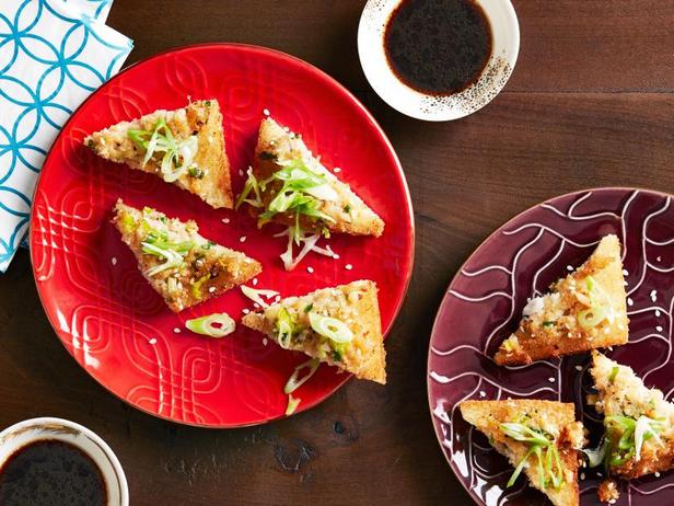 Zubereitung – Frittierte Garnelen und Sesam-Toast