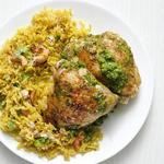 دجاج هندي مع أرز وكاجو