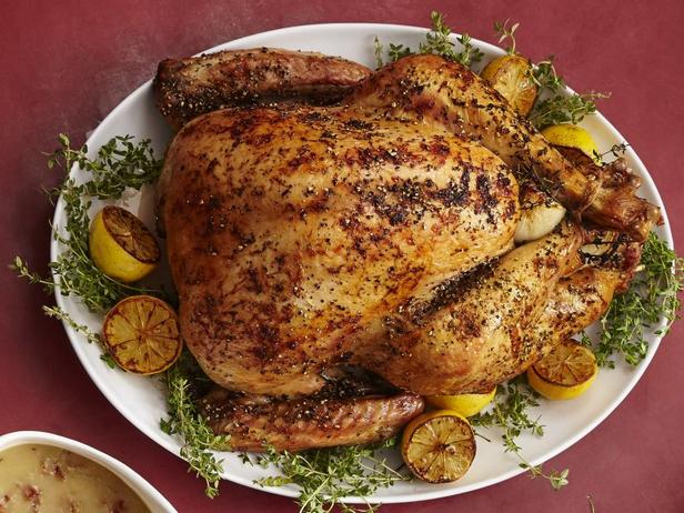 Rezept für Zitronenpfeffer-Truthahn mit Specksoße