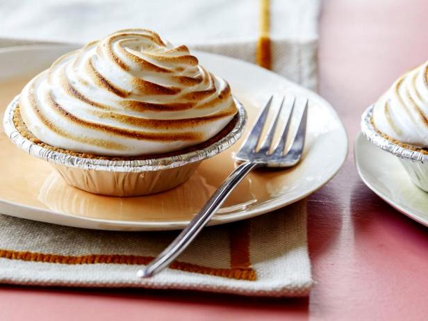 Rezept für eine Zitronen-Baiser-Torte für zwei Personen