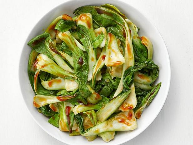 Zubereitung - Pak Choi in Kimchi-Dressing