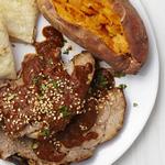 Schweinefleisch aus dem Slow Cooker in Mole-Sauce