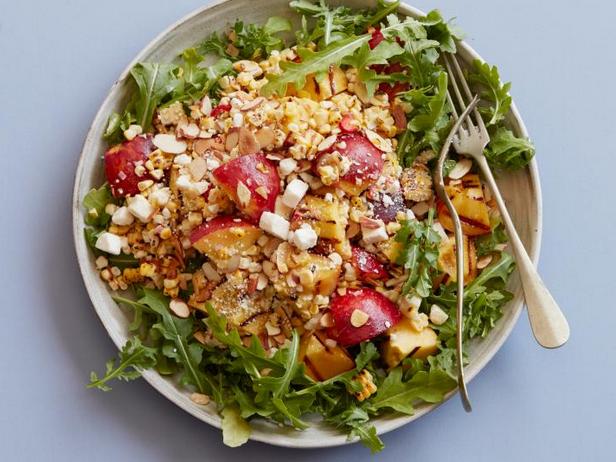 Zubereitung - Gegrillter Pfirsich-Mais-Salat
