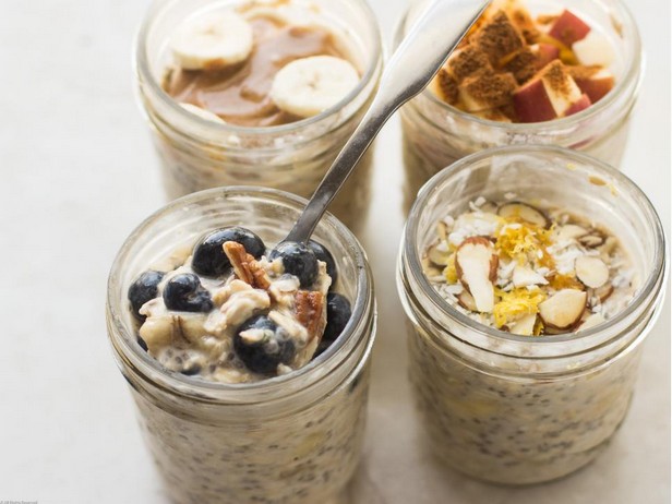 Faules Haferflockenmüsli im Glas
