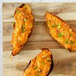 بطاطا حلوة مخبوزة مرتين