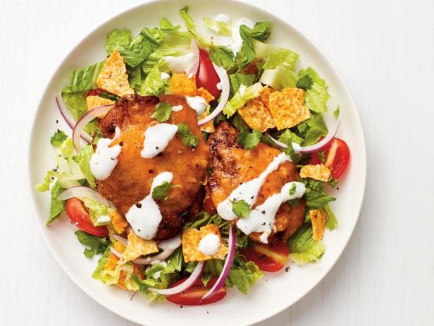 Zubereitung - Hähnchenkotelett mit Käse und Tomaten-Limetten-Salat