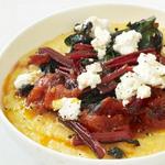 Polenta mit gebackenen Tomaten