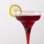 Blueberry Merlot Manhattan Cocktail