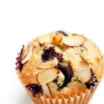 كعكات التوت الأزرق والنكتارين