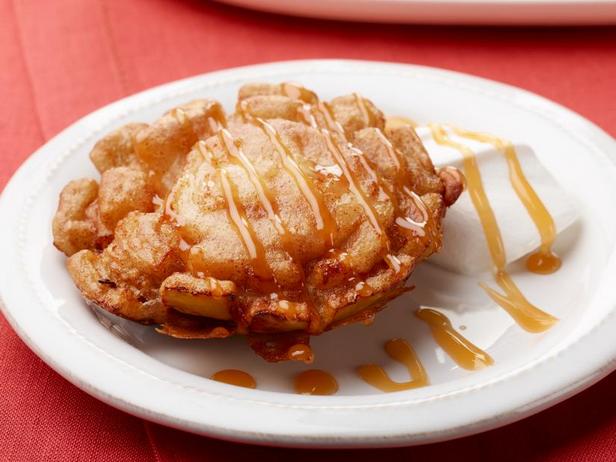 Rezept für gebratenen Apfelkuchen