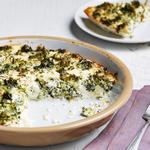 Brokkoli-Ziegenkäse-Quiche ohne Boden