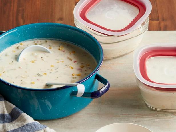 Rezept für Kartoffelsuppe mit Mais (für späteren Gebrauch)