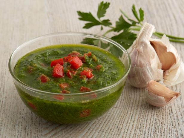 Zubereitung - Petersilienpesto mit gerösteten Paprika