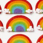 Regenbogen-Kekse