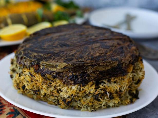Zubereitung - Sabzi Polo mit Tahdig-Salat