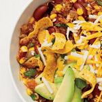 فلفل حار نباتي مع خضراوات صيفية