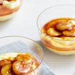 Warmer Bananenpudding mit gesalzenem Karamell