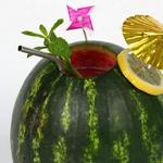 كوكتيل تيكي في بطيخة