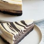Zebra-Käsekuchen