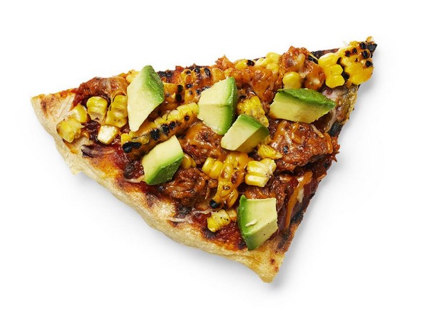 Scharfe Pizza mit Chorizo ​​und Mais