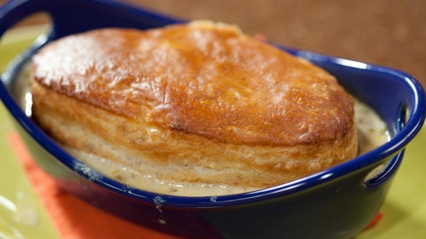 Zubereitung - Pot Pie mit Mais-Krabben-Chowder