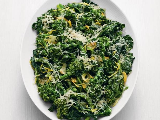 Zubereitung - Rapini mit Zitrone und Knoblauch