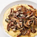 Polenta mit Fontina und Pilzen