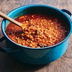 فاصوليا مطبوخة نباتية