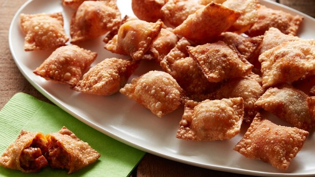 Frittierte Pizzabrötchen
