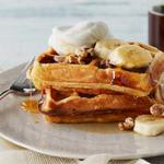 Bananenwaffeln mit Sauermilch