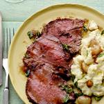 Rinderfilet mit Skordalia