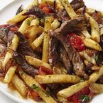 Rindfleisch-Pommes-Pfanne