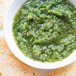 Salsa Verde im Mixer