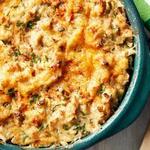 Heißer Krabben-Dip mit Ranch-Sauce