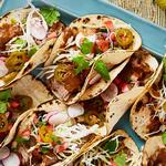 Taco mit geschmorter Rinderbrust