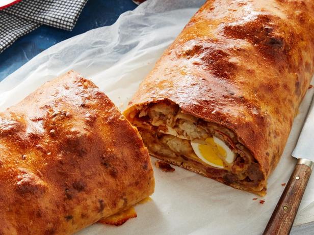 Rezept für gefülltes Frühstücksbrot
