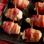 Hähnchenröllchen mit Speck und Käse