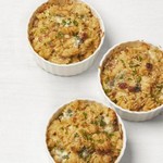 Überbackene Makkaroni mit Käse und Blauschimmelkäse
