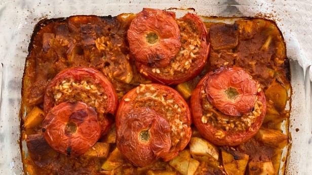 طريقة تحضير الطماطم المحشوة بالأرز