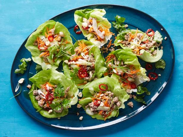 Zubereitung - Fleischvorspeise in Salatblättern