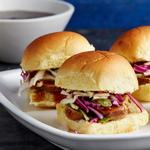 Süß-saure Schweinefleisch-Slider-Sandwiches