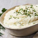 Kartoffelpüree mit Joghurt und Kräutern