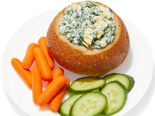 Zubereitung - Mini-Brotschalen-Dip