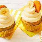 Bananenpudding-Cupcakes