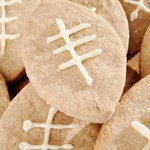 Fußballkekse mit Walnüssen