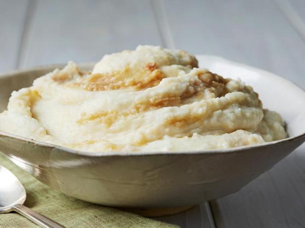 Zubereitung - Kartoffelpüree mit geröstetem Knoblauch